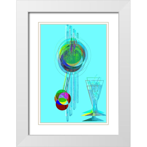 Afternoon Hangover IV White Modern Wood Framed Art Print with Double Matting by Bolokofsky, Ronald