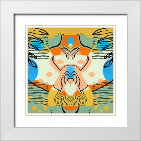 The Wise Man I White Modern Wood Framed Art Print with Double Matting by Bolokofsky, Ronald