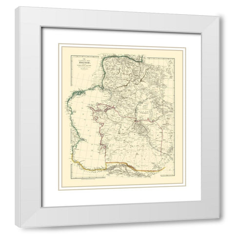 Khiva Uzbekistan Caspian Sea Asia - Arrowsmith White Modern Wood Framed Art Print with Double Matting by Arrowsmith
