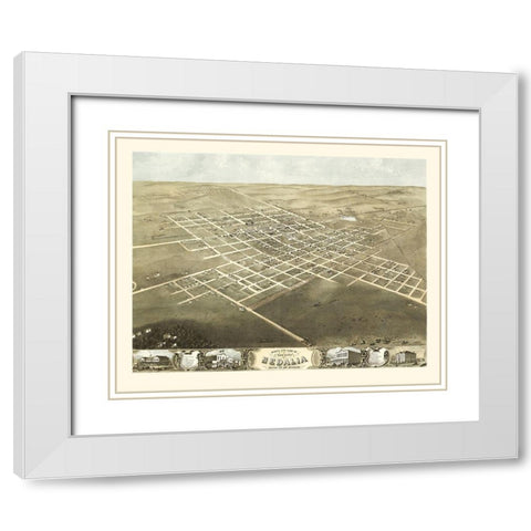 Sedalia Missouri - Ruger 1869 White Modern Wood Framed Art Print with Double Matting by Ruger