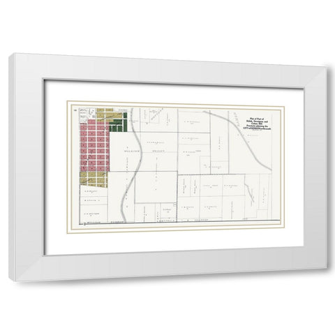Denison, Shiloh, Devoignes, Cotton Mill Texas White Modern Wood Framed Art Print with Double Matting by Jackson