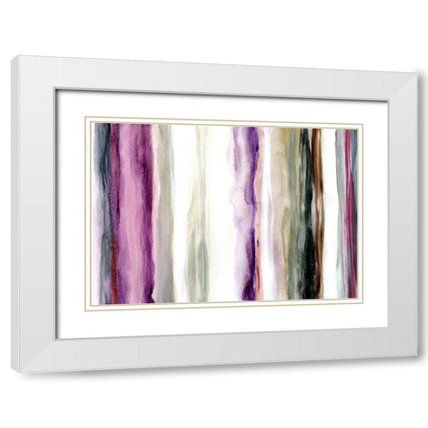 Sonoma Rain White Modern Wood Framed Art Print with Double Matting by Brey