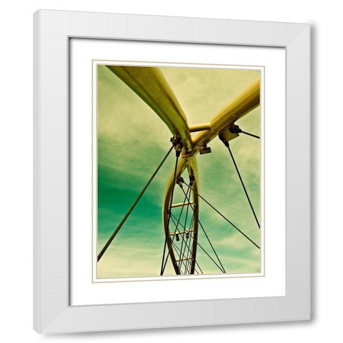 Sailing Tempe I White Modern Wood Framed Art Print with Double Matting by Bartola