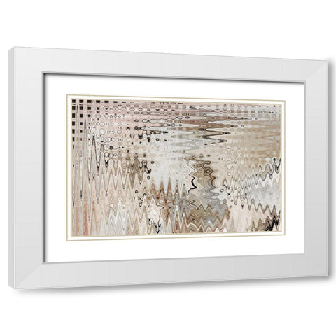Euro White Modern Wood Framed Art Print with Double Matting by Franklin