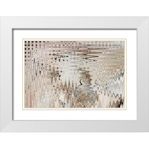 Euro White Modern Wood Framed Art Print with Double Matting by Franklin