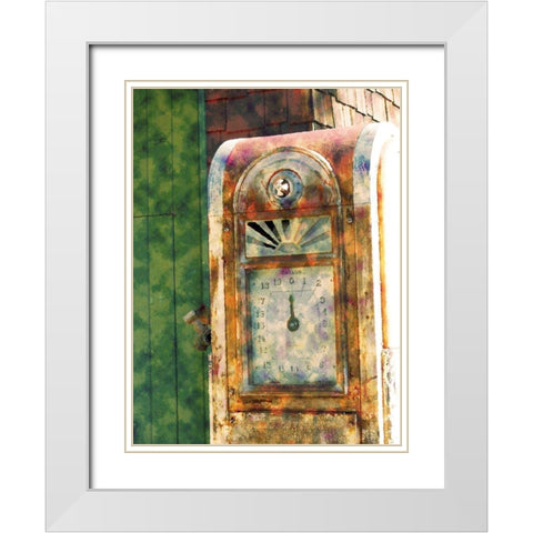 No More White Modern Wood Framed Art Print with Double Matting by Simons
