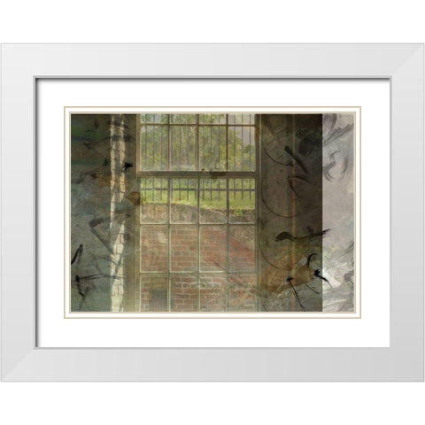 Urban Viewpoint White Modern Wood Framed Art Print with Double Matting by Simons