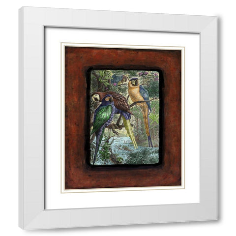Who Invited Her Anyway White Modern Wood Framed Art Print with Double Matting by Simons