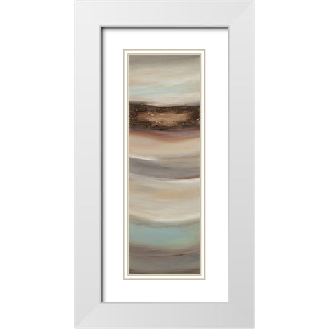 Texturescape A White Modern Wood Framed Art Print with Double Matting by Hinz