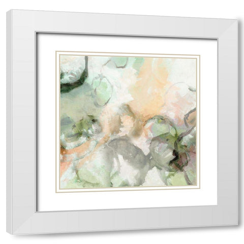 Sketch I  White Modern Wood Framed Art Print with Double Matting by King