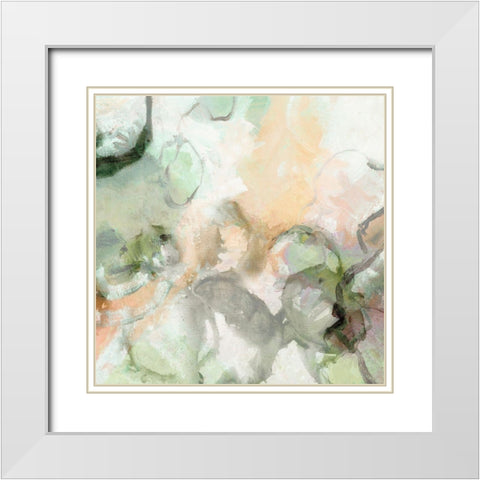 Sketch I  White Modern Wood Framed Art Print with Double Matting by King
