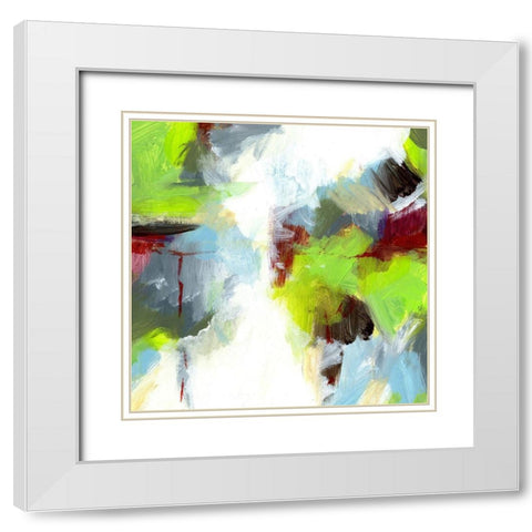 Urban III White Modern Wood Framed Art Print with Double Matting by King