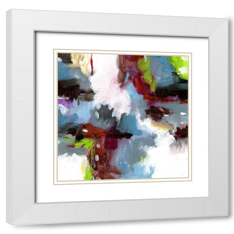 Urban IV White Modern Wood Framed Art Print with Double Matting by King