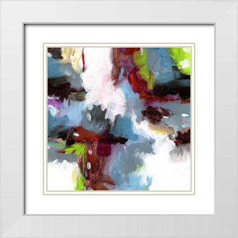 Urban IV White Modern Wood Framed Art Print with Double Matting by King