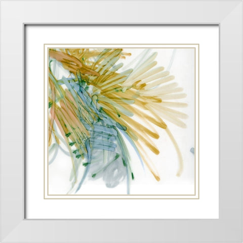 Palm Gesture IV White Modern Wood Framed Art Print with Double Matting by King