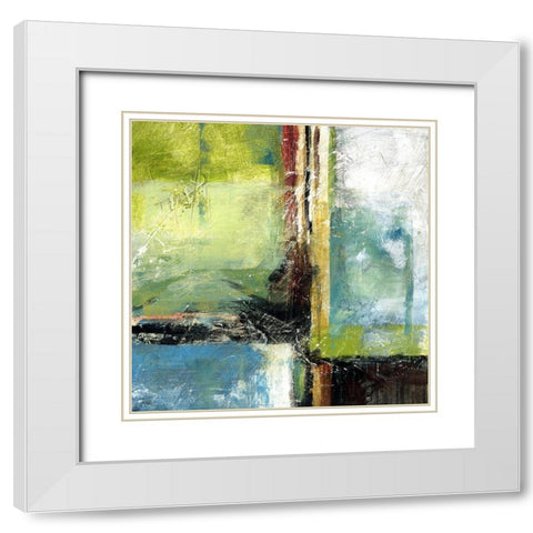 Varieties V White Modern Wood Framed Art Print with Double Matting by King