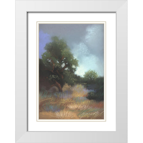 The Wilds I White Modern Wood Framed Art Print with Double Matting by Ricci
