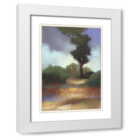 The Wilds II White Modern Wood Framed Art Print with Double Matting by Ricci