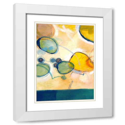 Fruit Salad I White Modern Wood Framed Art Print with Double Matting by Scott