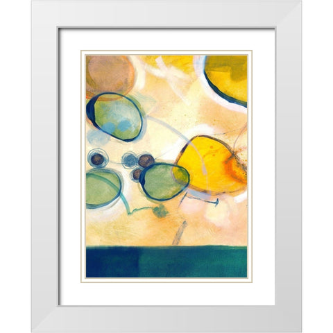 Fruit Salad I White Modern Wood Framed Art Print with Double Matting by Scott