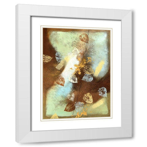 Good Fortune I White Modern Wood Framed Art Print with Double Matting by Scott