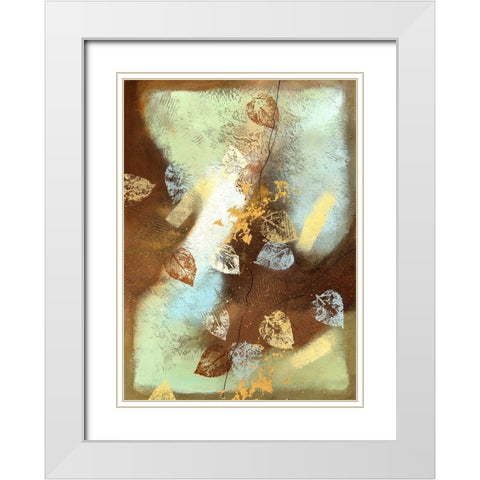 Good Fortune I White Modern Wood Framed Art Print with Double Matting by Scott