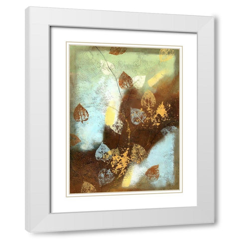 Good Fortune II White Modern Wood Framed Art Print with Double Matting by Scott