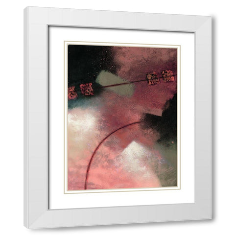 Southwind White Modern Wood Framed Art Print with Double Matting by Scott