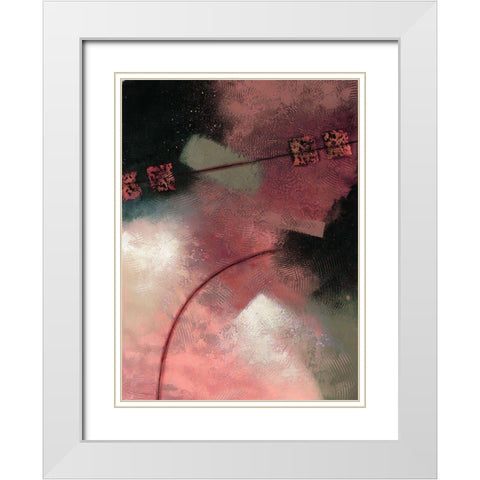 Southwind White Modern Wood Framed Art Print with Double Matting by Scott