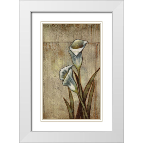 Unexpected Beauty I White Modern Wood Framed Art Print with Double Matting by Scott