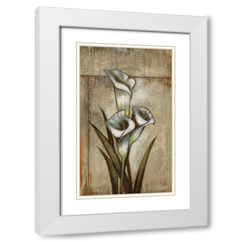 Unexpected Beauty II White Modern Wood Framed Art Print with Double Matting by Scott