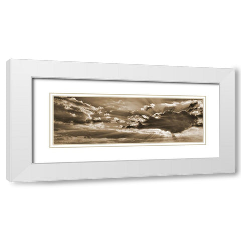 Bronz Sky 2 White Modern Wood Framed Art Print with Double Matting by Phillip, Jamie