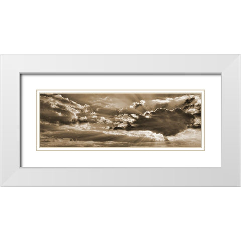 Bronz Sky 2 White Modern Wood Framed Art Print with Double Matting by Phillip, Jamie