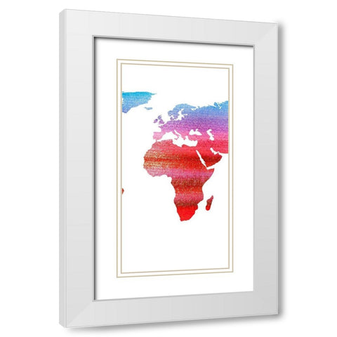 Travel 2 White Modern Wood Framed Art Print with Double Matting by Phillip, Jamie