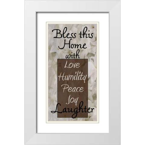 Heaven White Modern Wood Framed Art Print with Double Matting by Phillip, Jamie