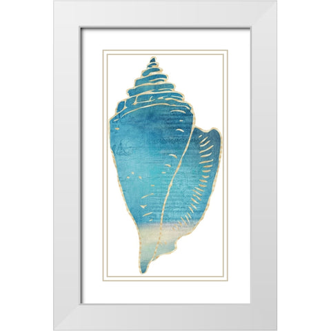Salty Ocean White Modern Wood Framed Art Print with Double Matting by Phillip, Jamie