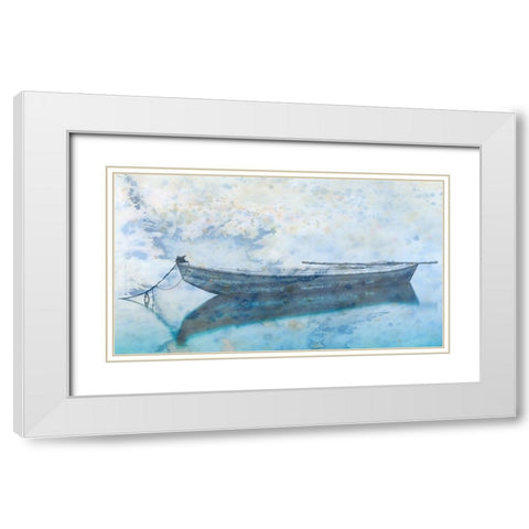 Rowing Dreams 1 White Modern Wood Framed Art Print with Double Matting by Phillip, Jamie