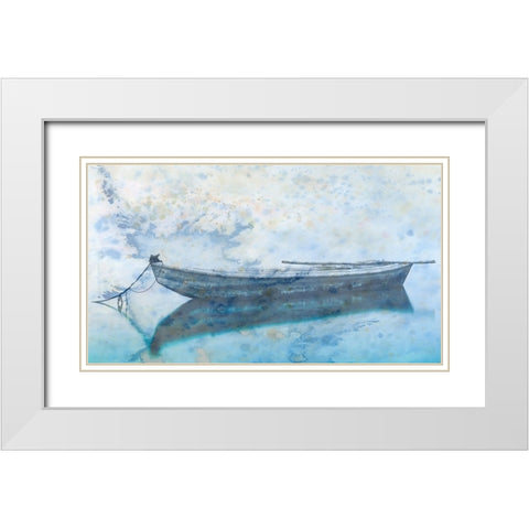 Rowing Dreams 1 White Modern Wood Framed Art Print with Double Matting by Phillip, Jamie