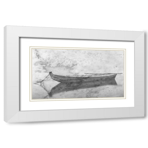 Rowing Dreams 2 White Modern Wood Framed Art Print with Double Matting by Phillip, Jamie
