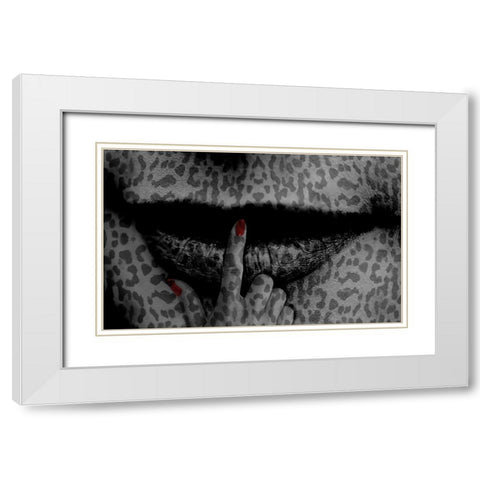 Simply Decicious 2 White Modern Wood Framed Art Print with Double Matting by Phillip, Jamie