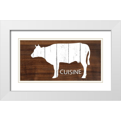Cuisine White Modern Wood Framed Art Print with Double Matting by Phillip, Jamie