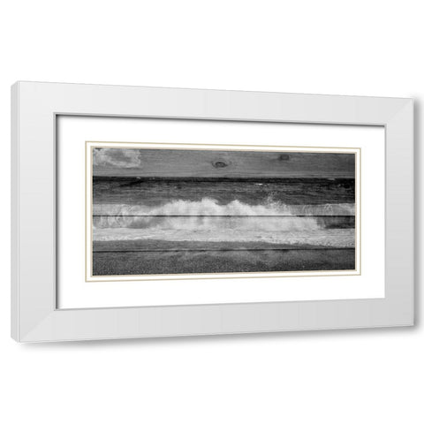 Black Ocean White Modern Wood Framed Art Print with Double Matting by Phillip, Jamie