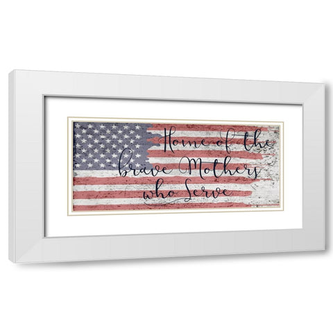 Mothers Who Serves White Modern Wood Framed Art Print with Double Matting by Phillip, Jamie