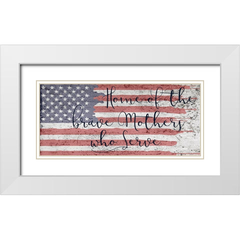 Mothers Who Serves White Modern Wood Framed Art Print with Double Matting by Phillip, Jamie