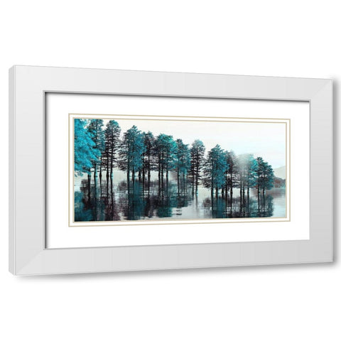 Take Me To The Bayou White Modern Wood Framed Art Print with Double Matting by Phillip, Jamie