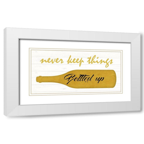 Bottled 2 White Modern Wood Framed Art Print with Double Matting by Phillip, Jamie