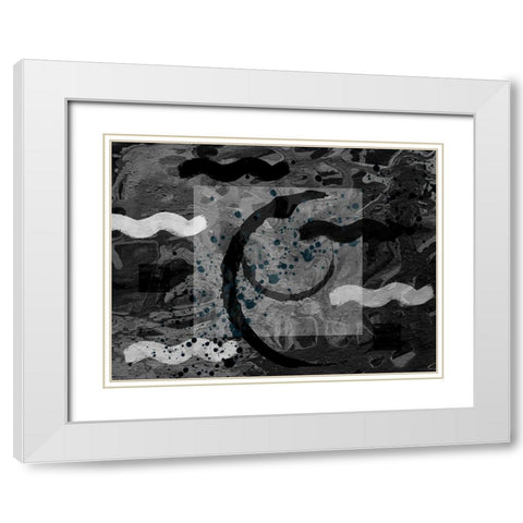 Lanskana White Modern Wood Framed Art Print with Double Matting by Phillip, Jamie