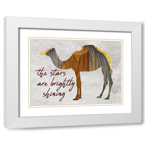 Holy Night White Modern Wood Framed Art Print with Double Matting by Phillip, Jamie
