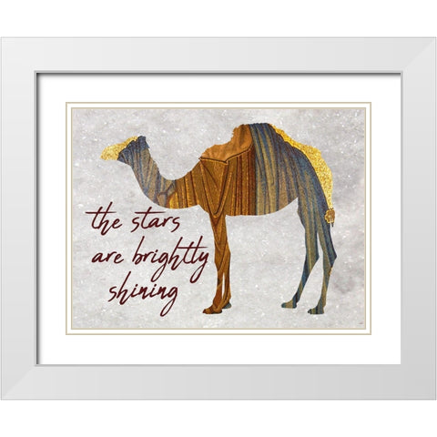 Holy Night White Modern Wood Framed Art Print with Double Matting by Phillip, Jamie