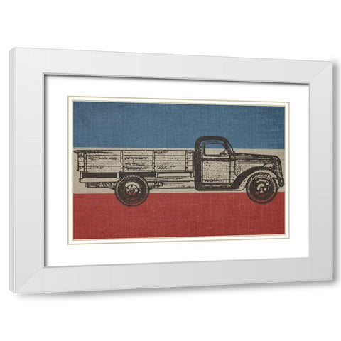 American Made White Modern Wood Framed Art Print with Double Matting by Phillip, Jamie